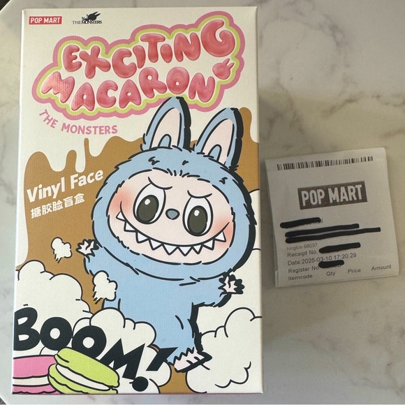 Pop Mart Other - SOLD Pop Mart Exciting Macaron the monsters Vinyl Face labubu NIB blindbox SOLD🛑